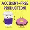 Text sign showing Accident Free Production. Conceptual photo Productivity without injured workers no incidents.