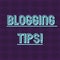 Text sign showing Blogging Tips. Conceptual photo Ideas on how improve the discussion or informational website Oval