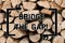 Text sign showing Bridge The Gap. Conceptual photo Overcome the obstacles Challenge Courage Empowerment Wooden