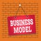 Text sign showing Business Model. Conceptual photo strategy that a company uses to generate revenue or profit Colored