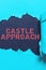 Text sign showing Castle Approach. Word for Fortified place built by nobles Home for nobility or royalty