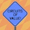 Text sign showing Circuits Of Value. Conceptual photo system is being designed with central goal using offchain Blank