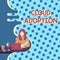 Text sign showing Cloud Adoption. Conceptual photo strategic move by organisations of reducing cost and risk Woman