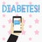 Text sign showing Diabetes. Conceptual photo Chronic disease associated to high levels of sugar glucose in blood Human