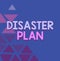 Text sign showing Disaster Plan. Business showcase Respond to Emergency Preparedness Survival and First Aid Kit Line