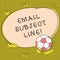 Text sign showing Email Subject Line. Conceptual photo introduction that identifies email or message intent Soccer Ball