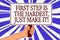 Text sign showing First Step Is The Hardest, Just Make It. Conceptual photo dont give up on final route Man hand holding poster im