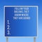 Text sign showing Follow Your Dreams They Know Where They Are Going. Conceptual photo Accomplish goals Blank Square shape