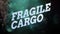 Text sign showing Fragile Cargo. Conceptual photo Breakable Handle with Care Bubble Wrap Glass Hazardous Goods
