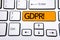 Text sign showing Gdpr Motivational Call. Conceptual photo General Data Protection Regulation Information Safety written on Orange