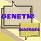 Text sign showing Genetic Diseases. Word for disease caused by an abnormality in an individual s is genome