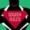 Text sign showing Golden Rules. Conceptual photo principle should followed to ensure success in general activity Man in