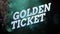 Text sign showing Golden Ticket. Conceptual photo Rain Check Access VIP Passport Box Office Seat Event