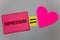 Text sign showing Impressum. Conceptual photo Impressed Engraved Imprint German statement ownership authorship Paper Heart equal s