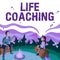 Text sign showing Life Coaching. Business showcase Encouragement and Consultation based on the current condition Father