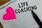 Text sign showing Life Coaching. Conceptual photo Improve Lives by Challenges Encourages us in our Careers Squared notebook paper