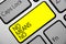 Text sign showing No Means No. Conceptual photo Stop abuse gender violence Negative response Sexual harassment Keyboard yellow key