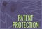 Text sign showing Patent Protection. Business overview provides a person or legal entity with exclusive rights