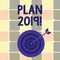 Text sign showing Plan 2019. Conceptual photo Challenging Ideas Goals for New Year Motivation to Start.