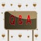 Text sign showing Q And A. Conceptual photo defined as questions being asked and answers Board ground metallic pole empty panel