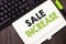 Text sign showing Sale Increase. Conceptual photo Average Sales Volume has Grown Boost Income from Leads