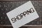 Text sign showing Shopping. Conceptual photo Shopper customer purchase goods products store experience Black laptop keyboard art p