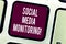 Text sign showing Social Media Monitoring. Conceptual photo way of computing popularity of a brand online Keyboard key