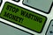 Text sign showing Stop Wasting Money. Conceptual photo avoid dissipation waste useless or profitless activity Keyboard