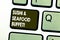 Text sign showing Sushi And Seafood Buffet. Conceptual photo Japanese food fish dishes available for choose Keyboard key