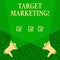 Text sign showing Target Marketing. Conceptual photo Market Segmentation Audience Targeting Customer Selection.