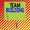 Text sign showing Team Building. Conceptual photo various types of activities used to enhance social relations Short hair immature
