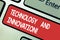 Text sign showing Technology And Innovation. Conceptual photo Technological changes of products and services Keyboard