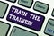 Text sign showing Train The Trainer. Conceptual photo identified to teach mentor or train others attend class Keyboard