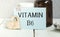 Text sign showing Vitamin B6. Conceptual photo Highly important sources and benefits of nutriments folate Love pure