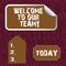 Text sign showing Welcome To Our Team. Conceptual photo introducing another demonstrating to your team mates Blank Color