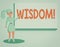 Text sign showing Wisdom. Conceptual photo the ability to use your knowledge and experience to make decisions Wo