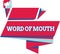 Text sign showing Word Of Mouth. Conceptual photo Oral spreading of information Storytelling Viva Voice