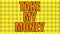 Text Take my money on a blurry yellow grid, 3d rendering, computer generated background