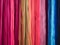 Textile Colorful Thread gradient fabric Background texture