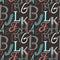 Textile design, wallpaper, multicolored letters