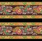 Textile Digital Ikat Ethnic Design Set of damask Border Baroque Pattern wallpapers gift card Frame for women cloth use Mughal