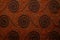 Textile fabric texture Anemon 05 Rust brown color