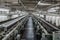 textile mill, with rows of machines producing high-quality fabric