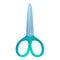 Textile scissors icon, cartoon style