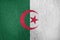 Texture of Algeria flag.