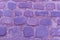 Texture Ancient Cobblestone Roadway Close-up Violet Color