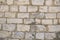 Texture authentic roman stone bricks