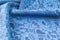 Texture background image, Blue silk lace.Ornate double lace ribbon. Can be used for your design of lingerie, greeting