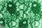 Texture, background, pattern. Cloth green lace. Background of fa