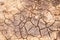 Texture, background, pattern. Cracked earth, clay. Abstract nature background with cracked earth. Dry cracked earth background, c